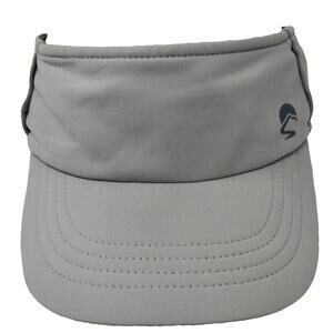 Sprigs Visor Gray One Size Fleece Lined Ear Warmer Reflective Running Hat